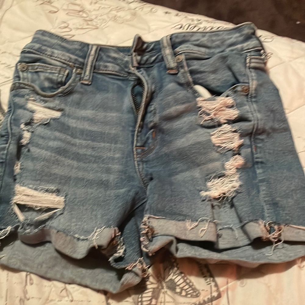 american eagle jean shorts